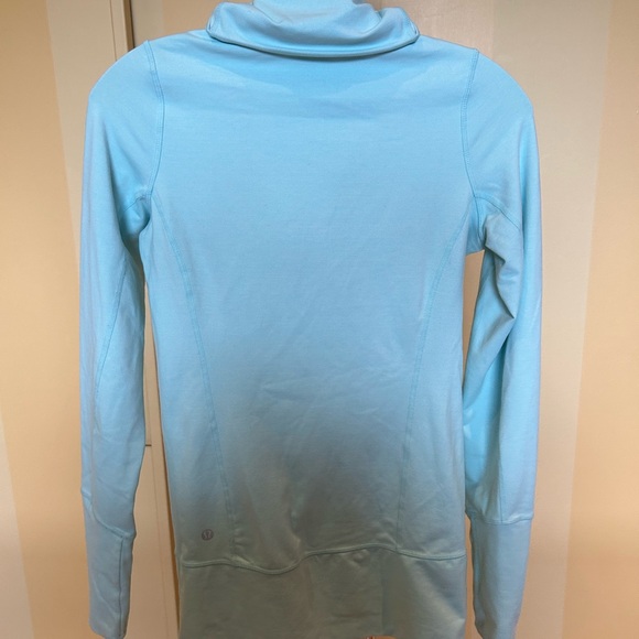 TEAL LULULEMON ZIP UP. SIZE 2. EUC - Picture 4 of 4